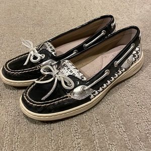 Sperry topsider (houndstooth print)